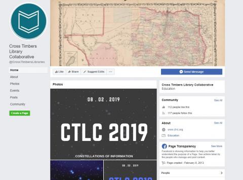 screenshot of the CTLC Facebook Page